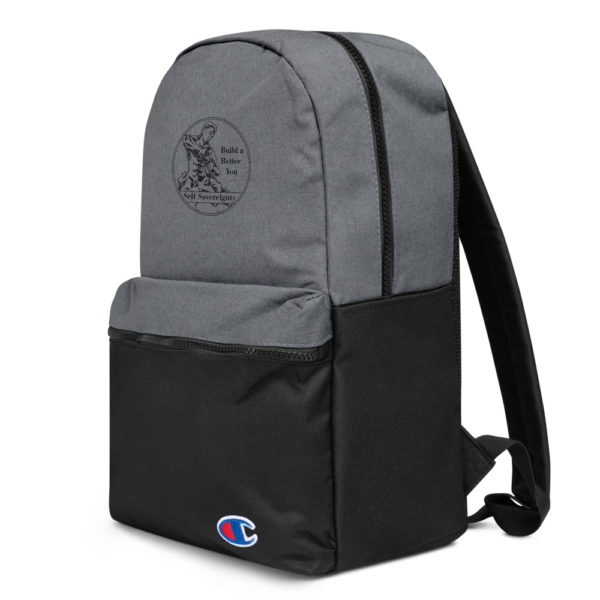 Embroidered Champion Backpack - Build A Better You - Image 3