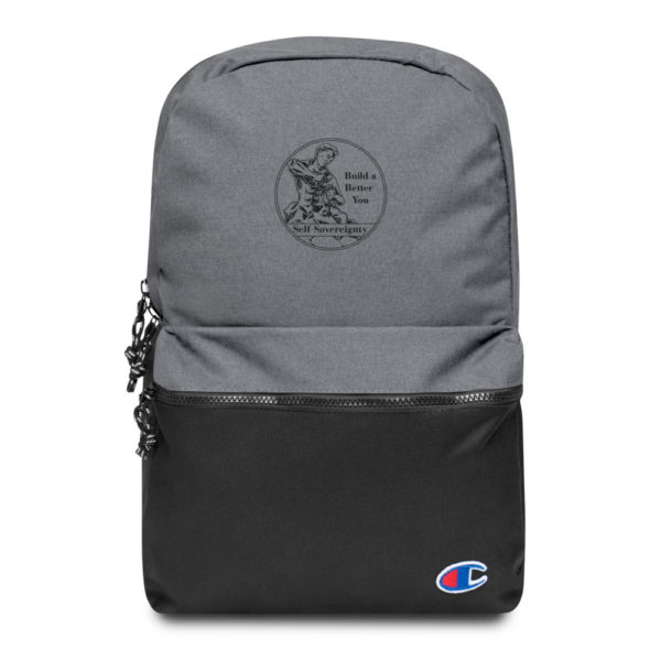 Embroidered Champion Backpack - Build A Better You